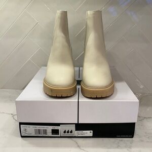 Dolce Vita Caster H2O Ivory Leather Booties